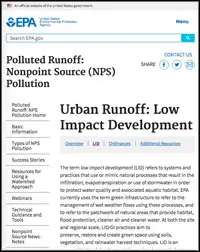 U.S. EPA Low-Impact Development Webpage