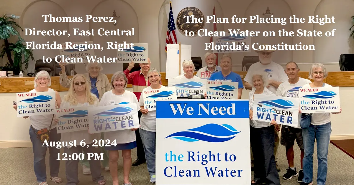 Right to Clean Water: August 2024 Lagoon at Noon
