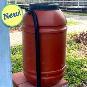 MRC's Rain Barrels Save Water and Help Keep the Lagoon Clean!