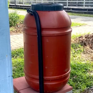 MRC's Rain Barrels Save Water and Help Keep the Lagoon Clean!