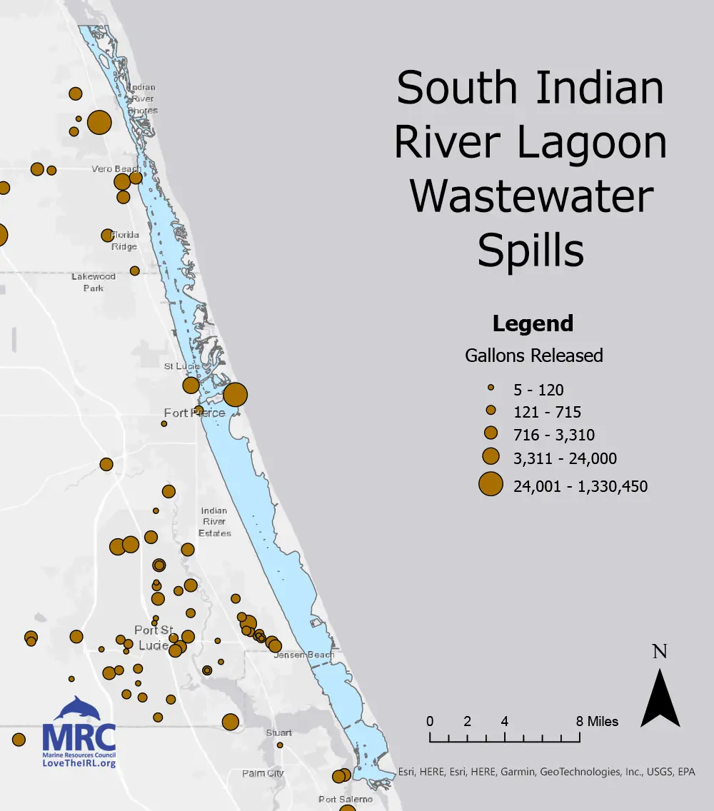 South Indian River Lagoon Wastewater Spills