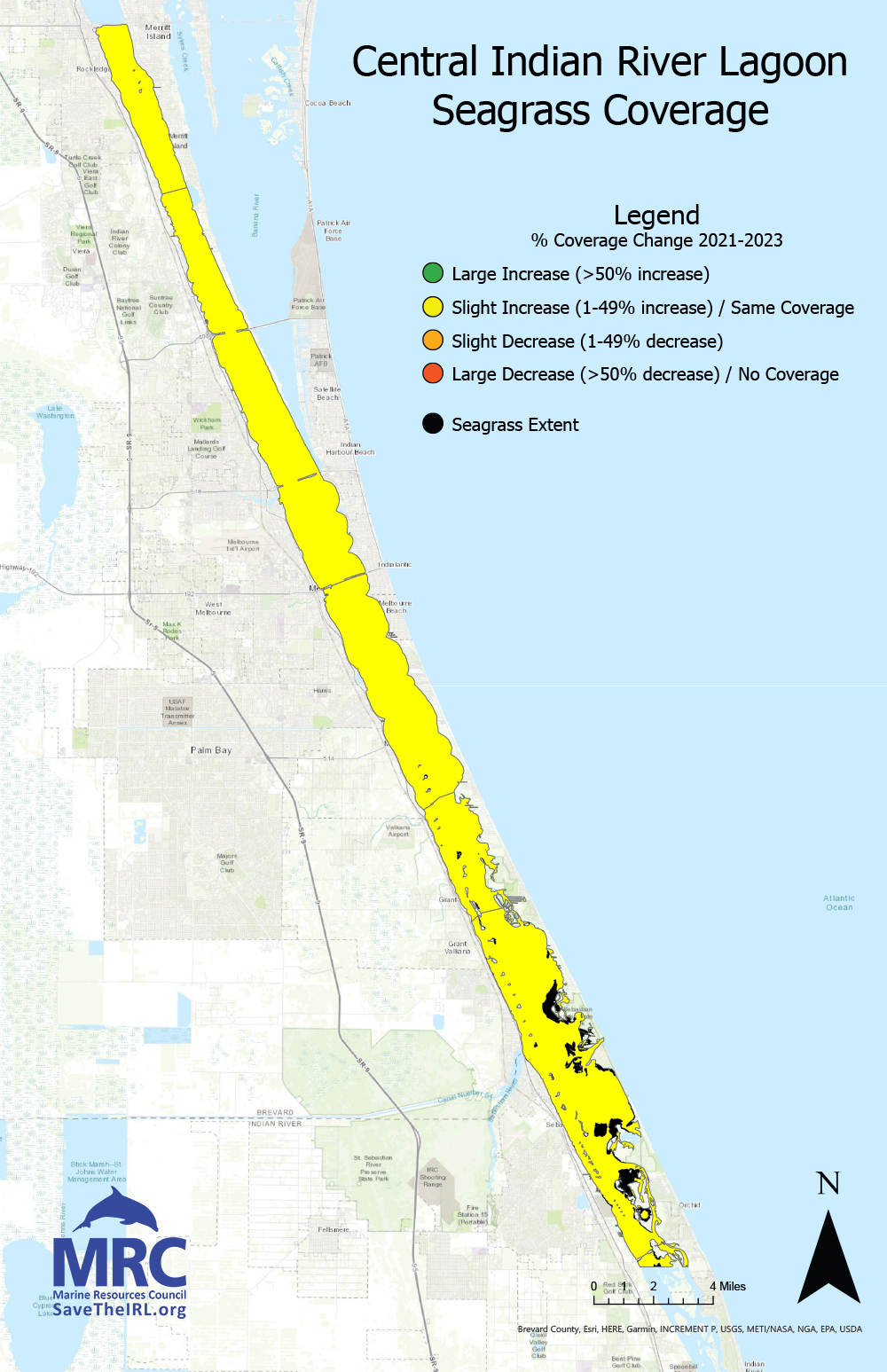 CIRL-2025-Seagrass Central IRL Seagrass Coverage: 2025 MRC Indian River Lagoon Report