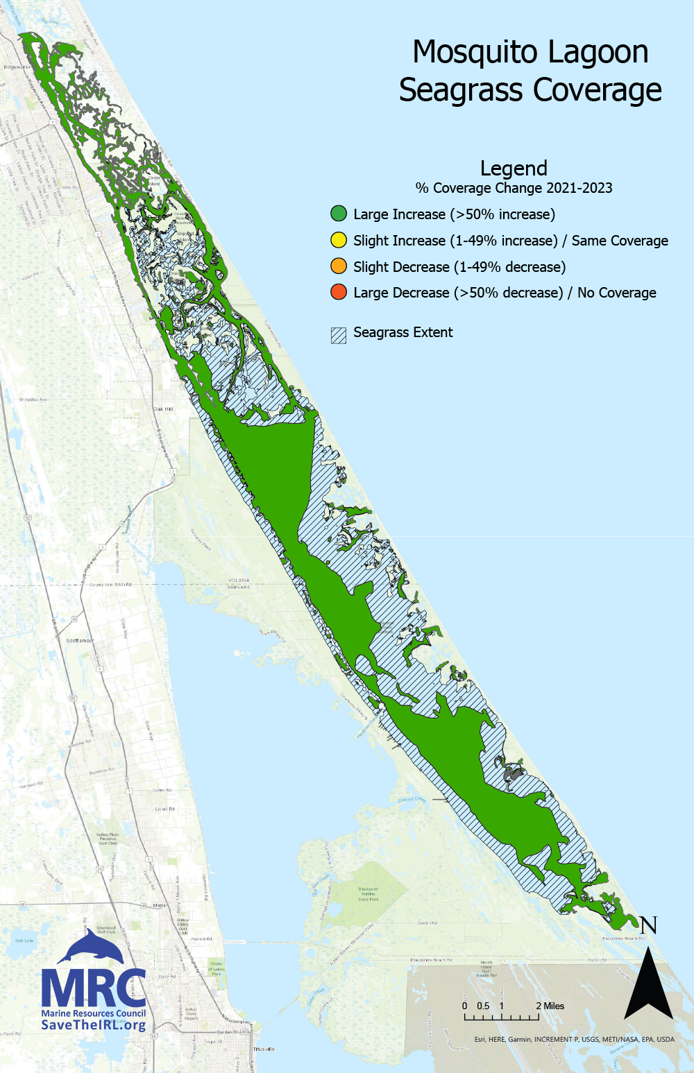 ML-2025-seagrass Mosquito Lagoon Seagrass Coverage: 2025 MRC Indian River Lagoon Report