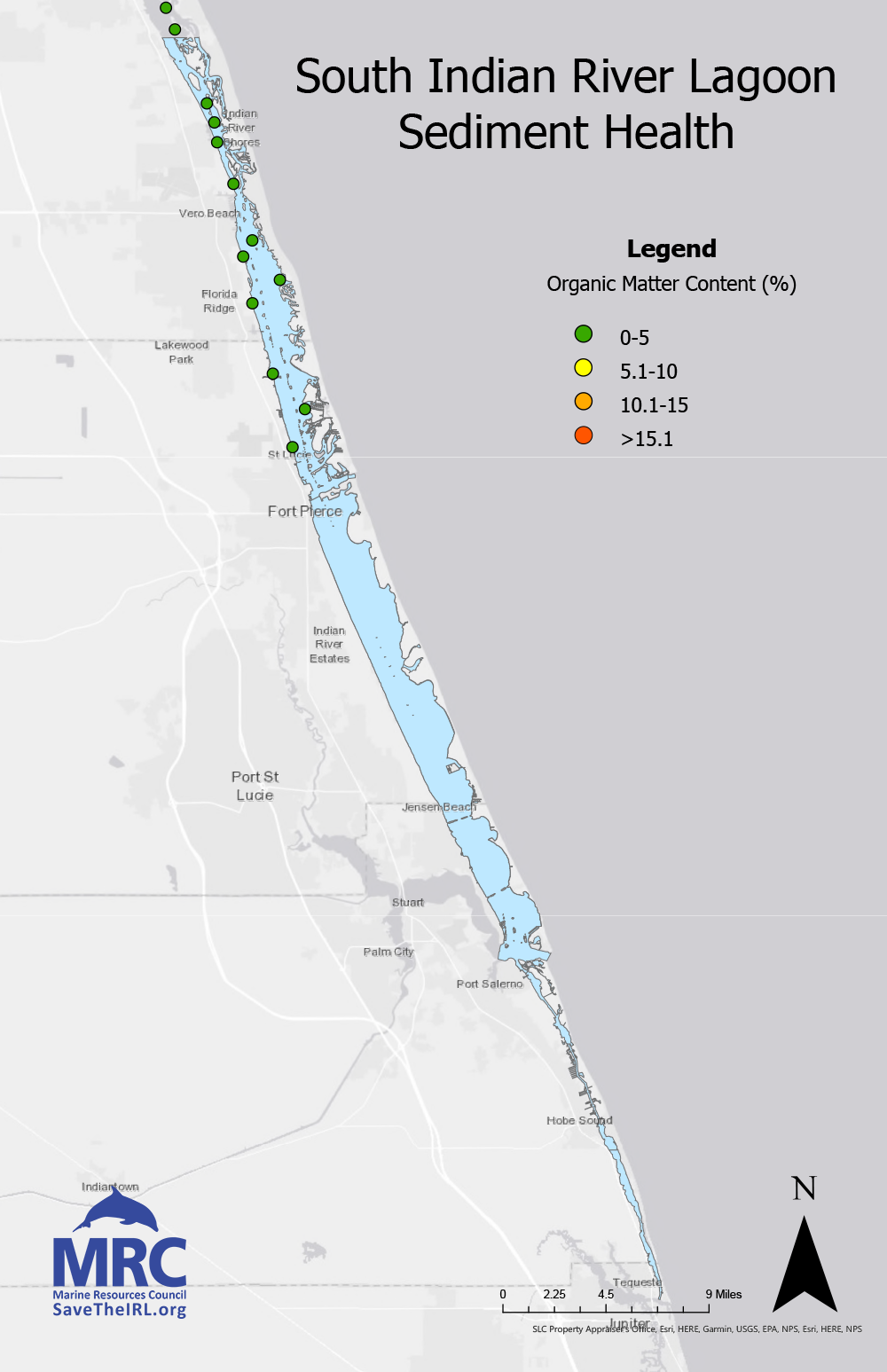 SIRL-2025-Sed South IRL Sediment Health: 2025 MRC Indian River Lagoon Report
