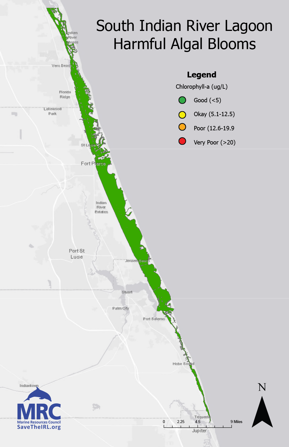 SIRL-2025HABs South IRL Harmful Algal Blooms: 2025 MRC Indian River Lagoon Report