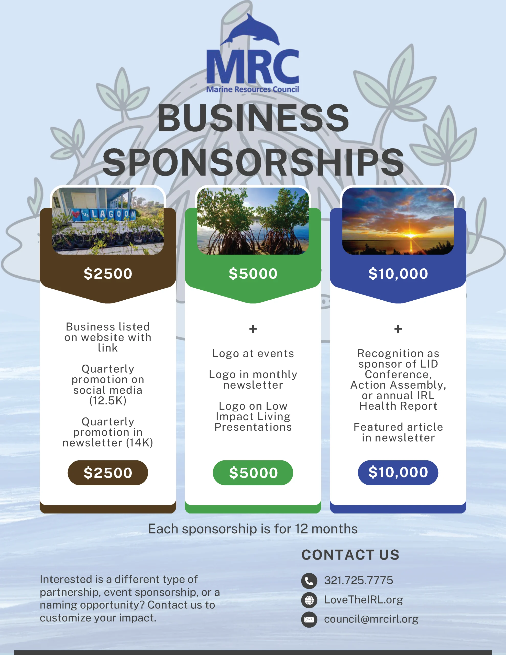 MRC Business Sponsorships