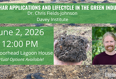 Biochar Applications and Lifecycle in the Green Industry: June 2026 Lagoon at Noon