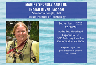 FIT Presents Marine Sponges and the IRL: September 2026 Lagoon at Noon